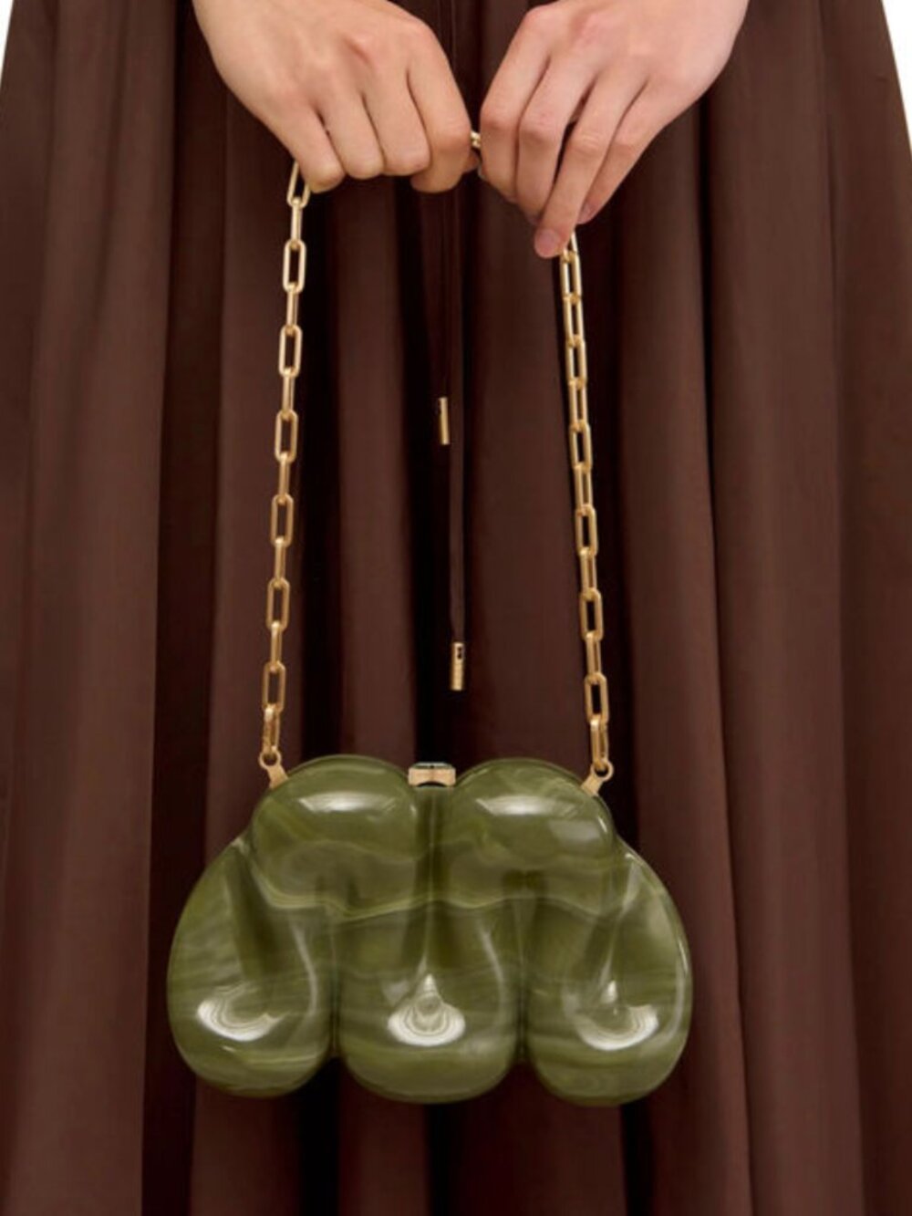 Cult Gaia Squiggle Clutch